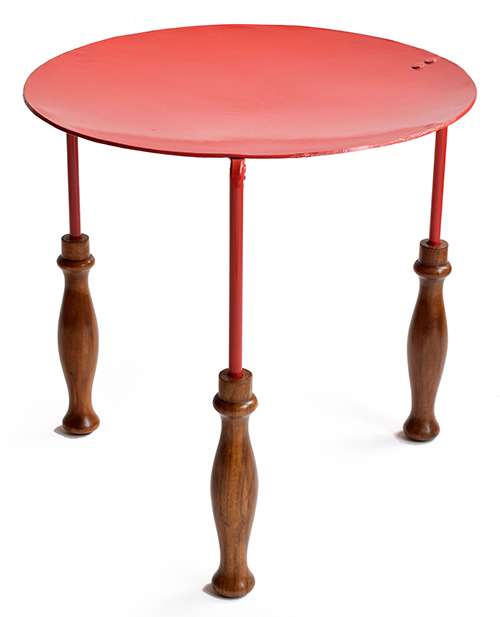 TAVA TABLE RED by Sahil & Sarthak